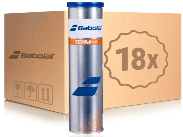 Babolat Team Clay 4er - Karton 18x4er Dose